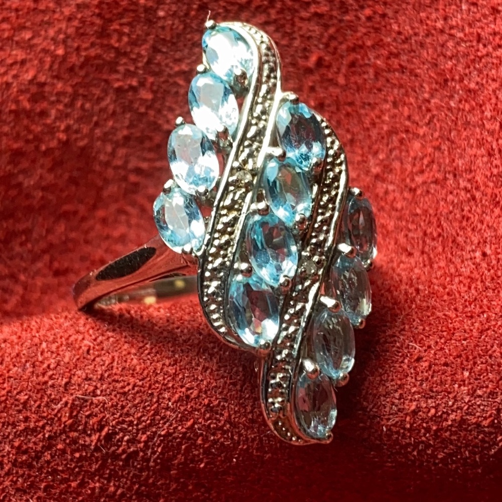 Sterling Silver 925 Ring 9 Costume Jewelry Victorian